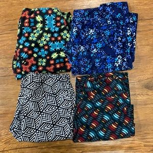 4 pairs of lularoe leggings all one size
